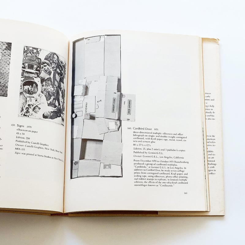 希少　貴重！　ラゥシェンバーグ画集 Robert Rauschenberg ハードカバー：ブック