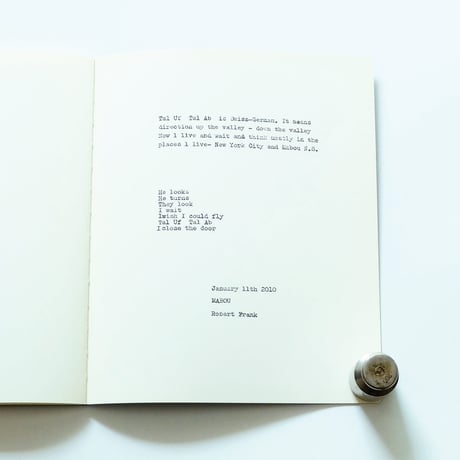 Robert Frank: Tal Uf Tal Ab