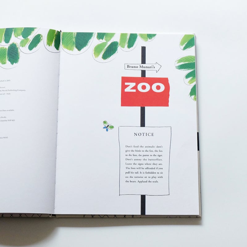 BRUNO MUNARI ブルーノムナーリ Bruno Munari′s Zoo | Book Ernest