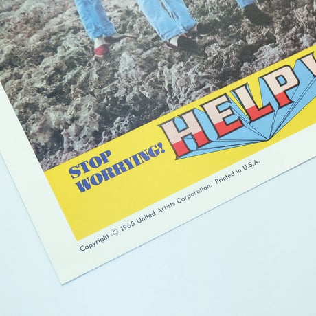 "Help!" Lobbycard Poster / 80s Reprint