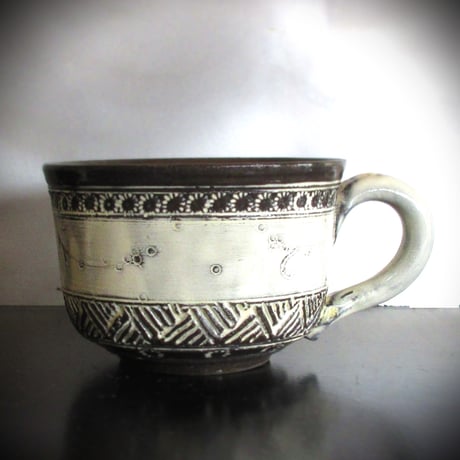 三島暦手花入　申相浩・作 三島暦手花入申相浩・作