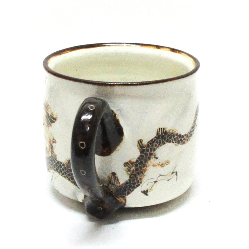 化粧搔落龍文コーヒー碗《S飲2e30》 | ohshimagama