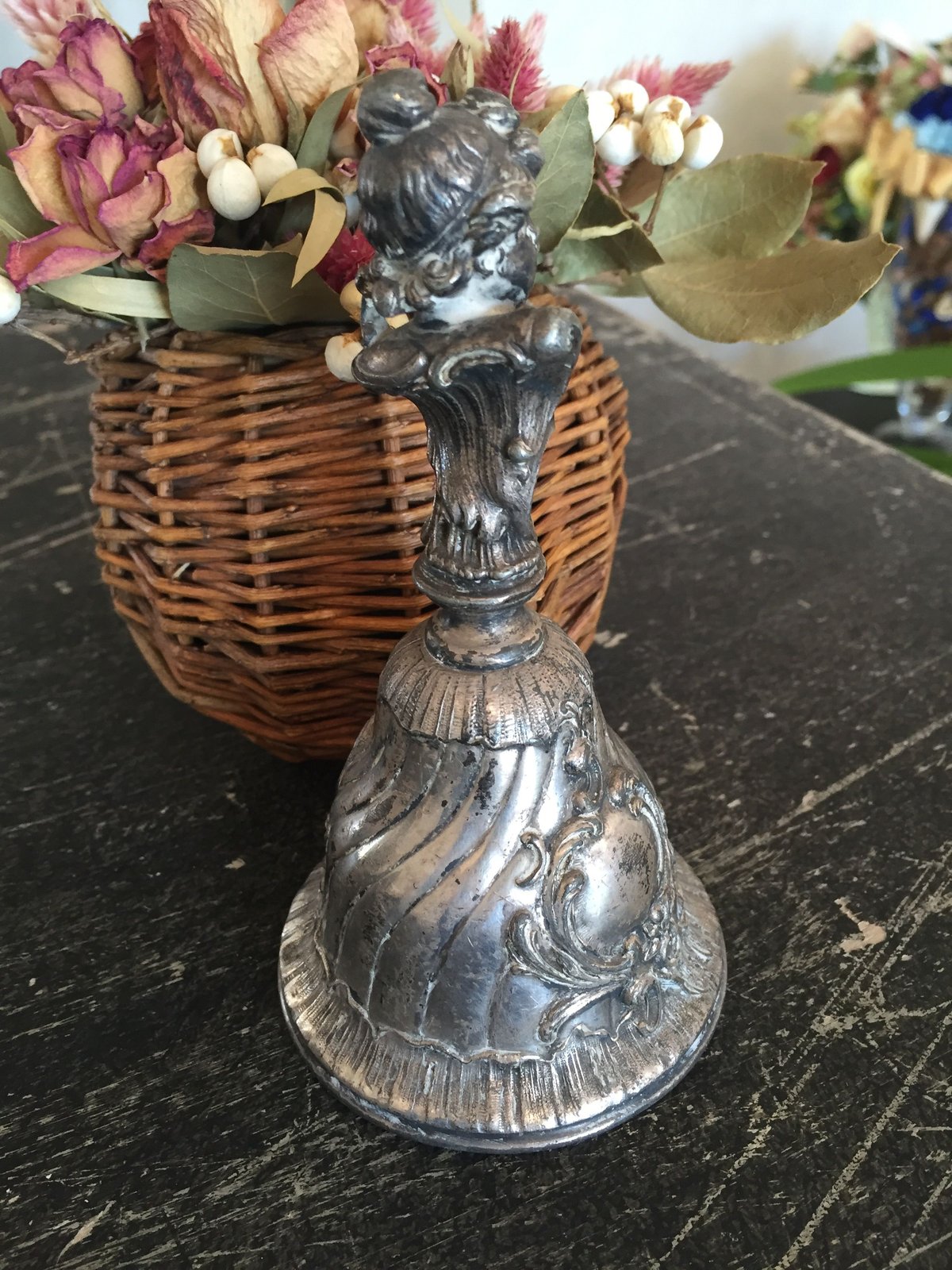 【まめ さま】* antique bell ❀ *  アンティーク 赤いベル まめ さま】* antique bell ❀ * アンティーク 赤いベル最