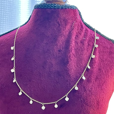 Resplend diamond chandelier necklace 2.25ct.
