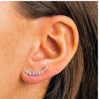 Crescent diamond pierce  K14WG