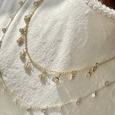 Resplend diamond chandelier necklace 2.25ct.