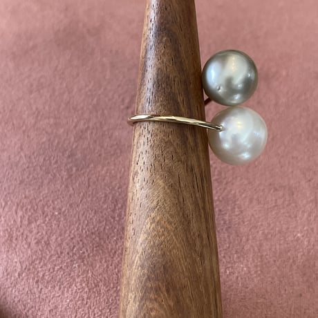 Big snowman Southsea pearl ring