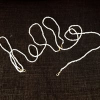 Freshwater baroque Pearl necklace/mobile strap 120cm