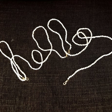 Freshwater baroque Pearl necklace/mobile strap 120cm