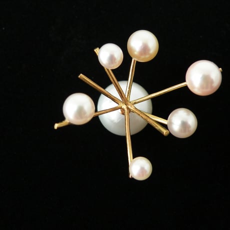 Hanabi pierce w/ Southsea Pearl catch 750YG