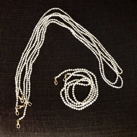 Freshwater baroque Pearl necklace/mobile strap 120cm