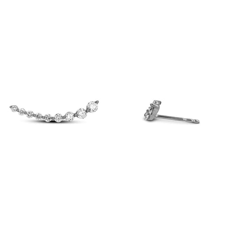 Crescent diamond pierce  K14WG