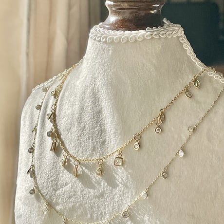 Resplend diamond chandelier necklace 2.25ct.