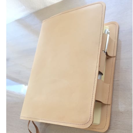 レザーブックカバー(本革)ヌメ革