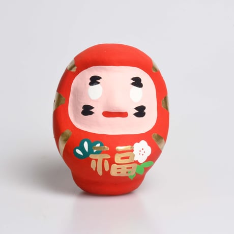 松竹梅だるま　赤　Mサイズ