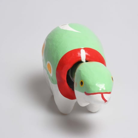 干支べこ「ヘビ」