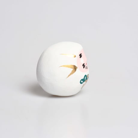 松竹梅だるま　白　Sサイズ