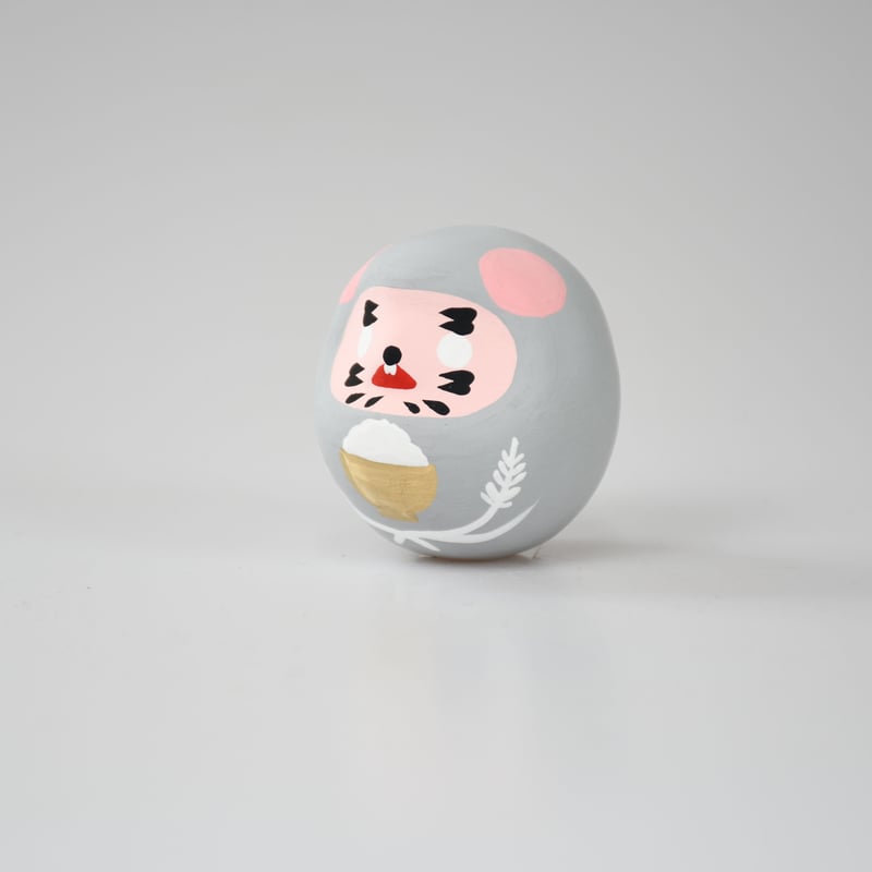 干支だるま「ネズミ」 S | 白河だるま総本舗