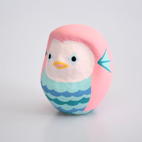 アマビエだるま　ピンク　M