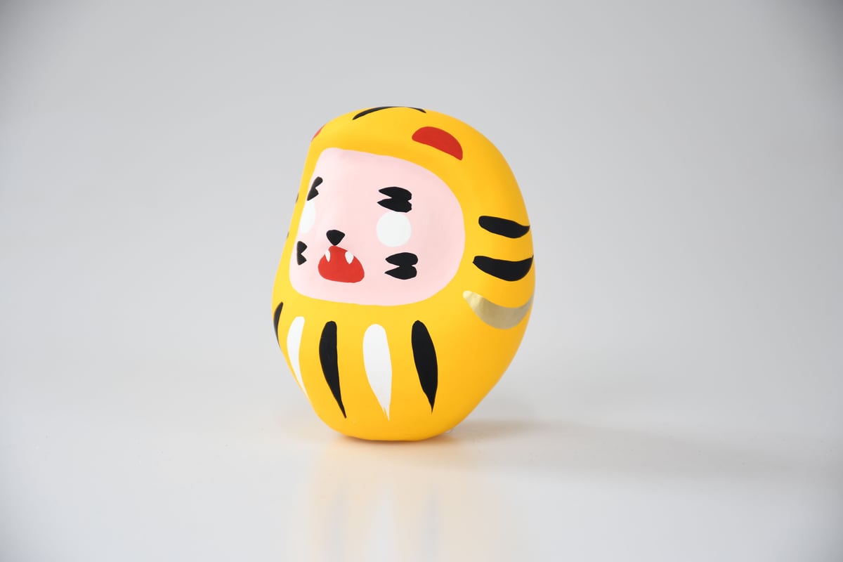 干支だるま「トラ」 M | 白河だるま総本舗