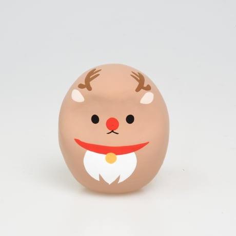 赤トナカイだるま　Sサイズ