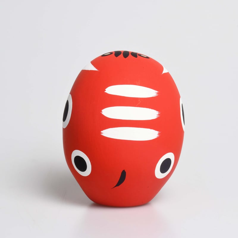 赤べこだるま Mサイズ | 白河だるま総本舗