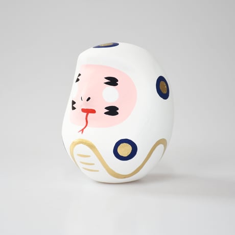 干支だるま「ヘビ」　M