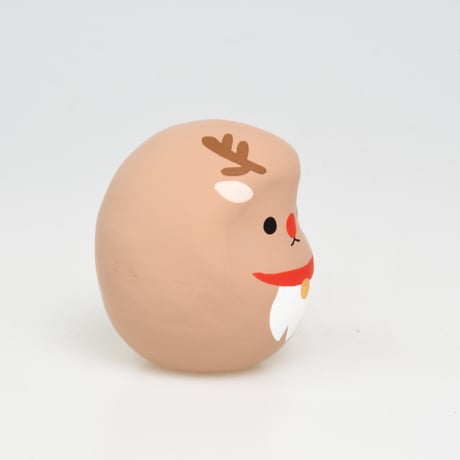 赤トナカイだるま　Sサイズ