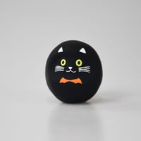 ハロウィンだるま　黒猫　S