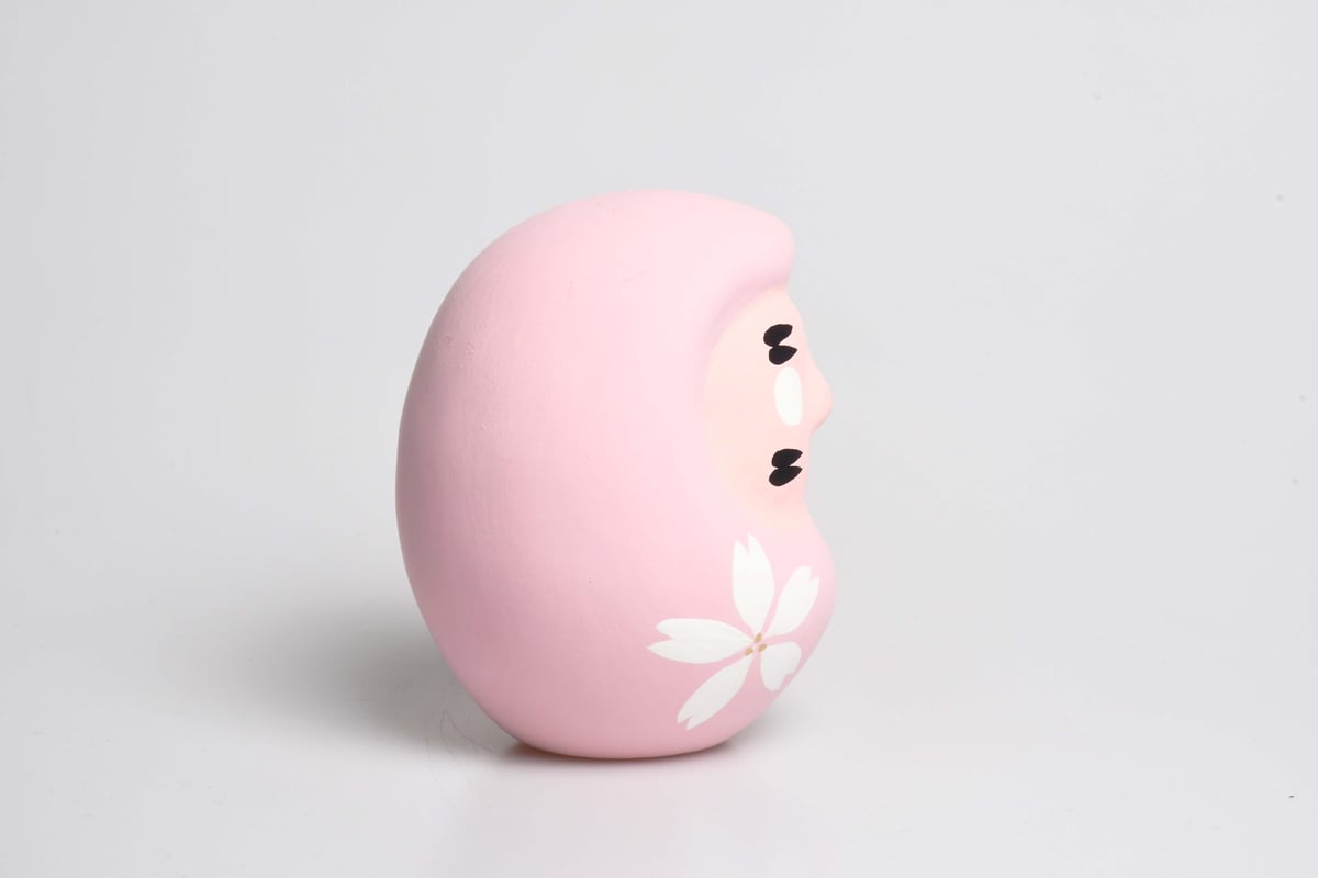 桜だるま ピンク Mサイズ | 白河だるま総本舗