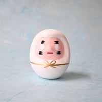 【無料文字入れ！】お祝いのしだるま　白　M