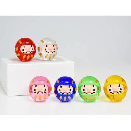 クリスタルだるま（大）全6色セット
