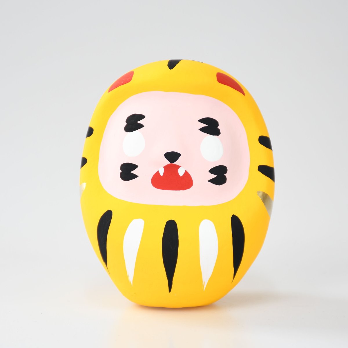 【レア】ヤチコダルマ　干支　寅　とら　虎　干支だるま 寅（虎）だるま〟完成しました🐅 久しぶりの投稿になってしまい