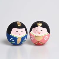 お雛様だるまセット（箱付き）