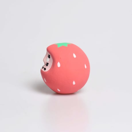 イチゴだるま　ピンク