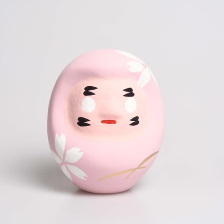桜だるま　ピンク　Mサイズ