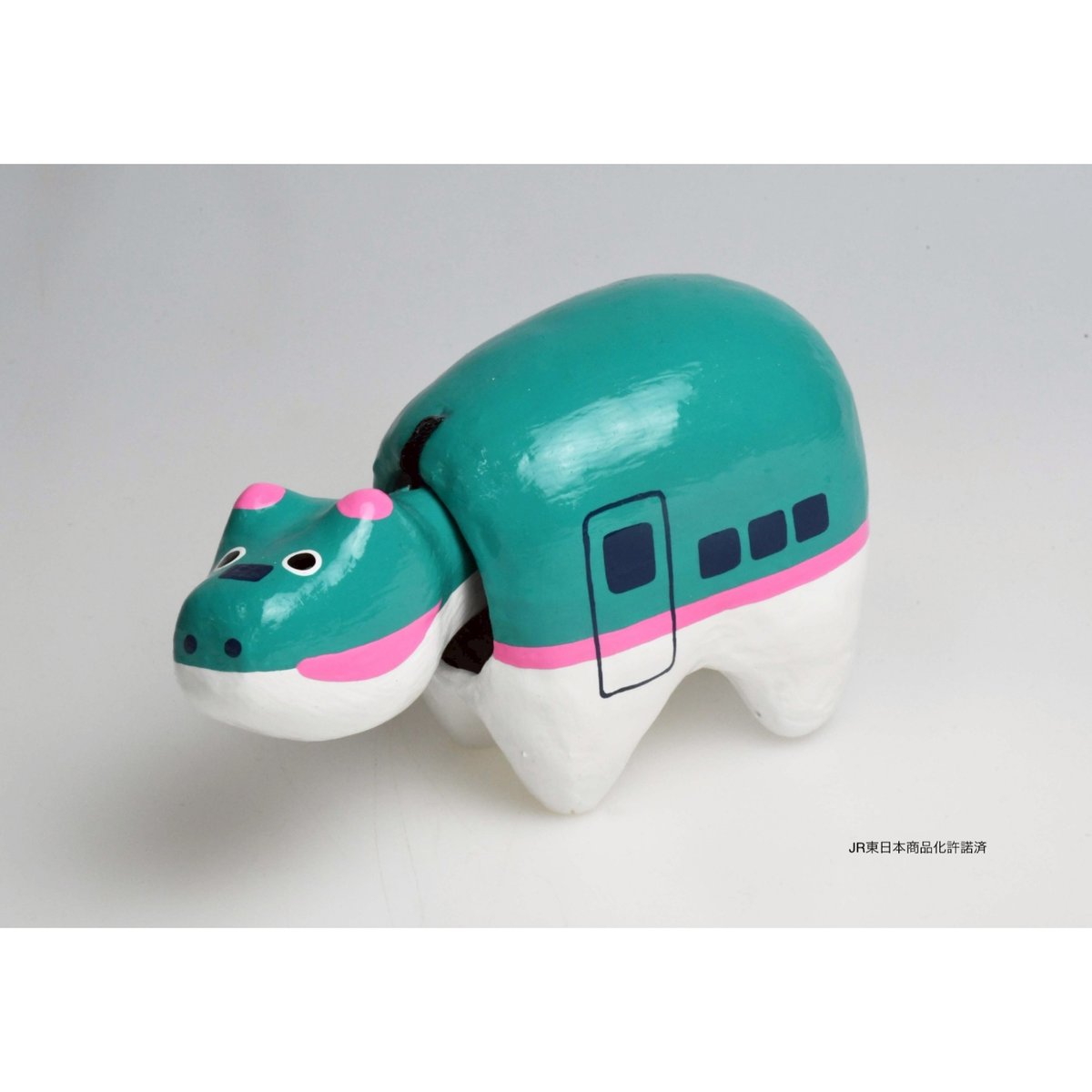 赤べこ新幹線　E5系　はやぶさカラー　箱あり E5系はやぶさまめべこ JR東日本商品化許諾済 | akabekoland