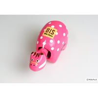 チロル赤べこ　ビス ピンク