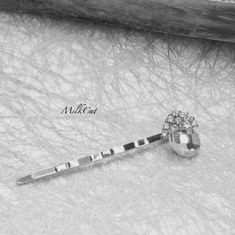 キラキラ パイナップル ヘアピン ヘアアクセサリー