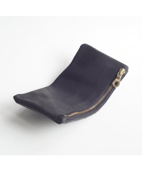 Porosus Crocodil×GUIDI CALF 内縫い折財布