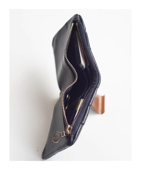 Porosus Crocodil×Guidi 内縫い折財布