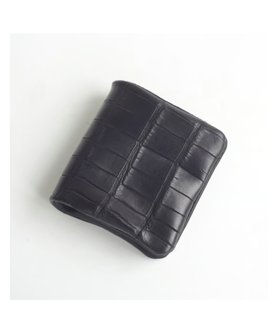 Porosus Crocodil×GUIDI CALF 内縫い折財布 | Tochca