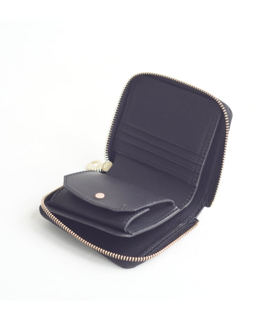 fb■3色 9cm ラウンドトゥ ドット 透かし ミュール Luggage AOKI 1894 / Lizard 品と上質さが光るリングマーク