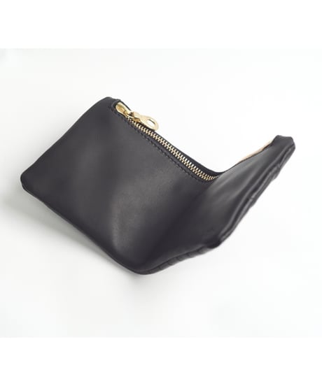 Porosus Crocodil×GUIDI CALF  内縫い折財布