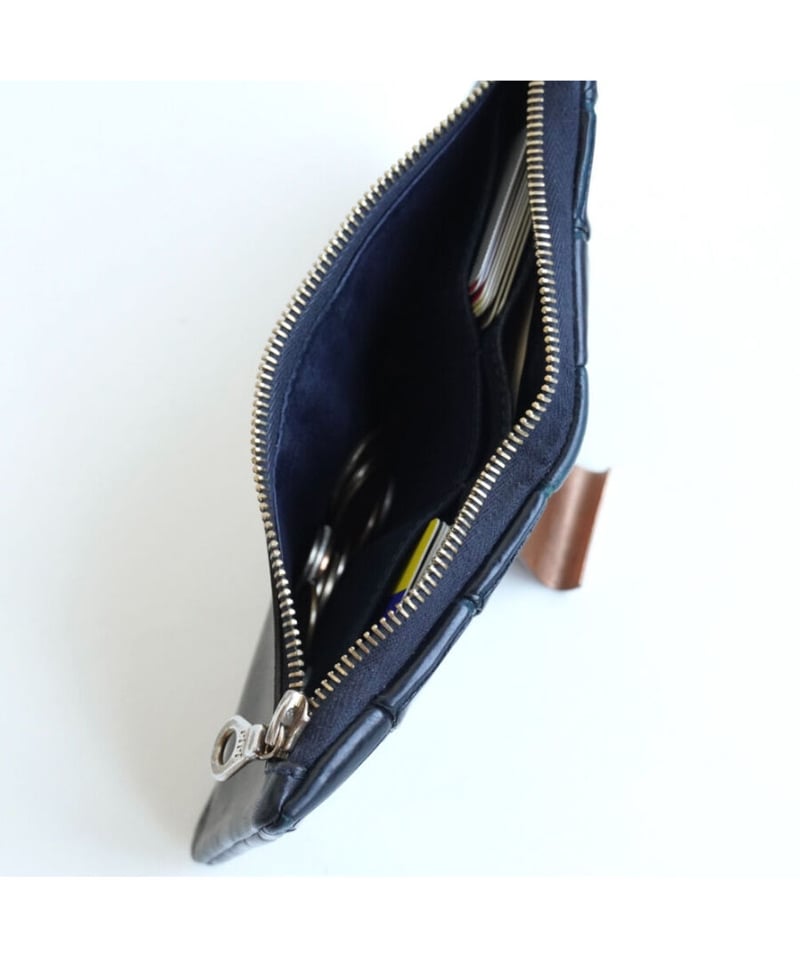 Porosus Crocodil×GUIDI CALF 内縫い折財布 | Tochca Porosus Crocodil×GUIDI CALF 内縫い折財布 | Tochca