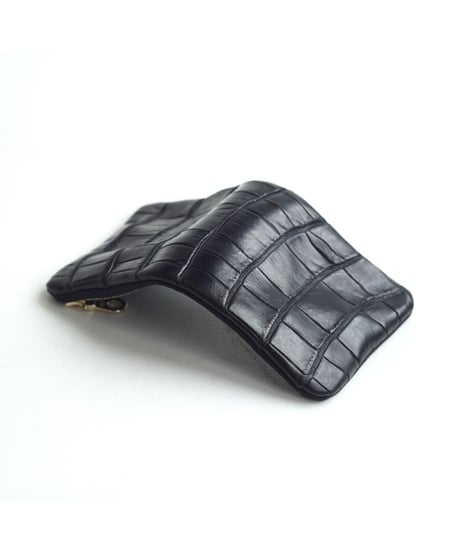 Porosus Crocodil×Guidi 内縫い折財布