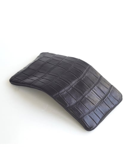 Porosus Crocodil×GUIDI CALF 内縫い折財布