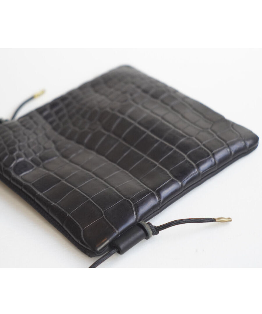 美品 Tochca トーチカ ポロサス クロコ GUIDI コンパクトウォレット 美品 Tochca トーチカ ポロサス クロコ GUIDI コンパクトウォレット