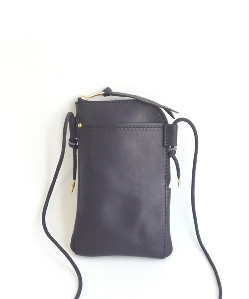 【ローセン】tochca GUIDIレザー製口金ショルダーバッグ Porosus Crocodile×GUIDI CALF モバイルショルダー | Tochca