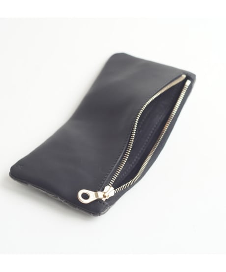 Porosus Crocodil×GUIDI CALF 内縫い折財布